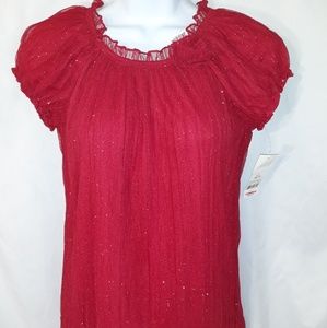 GIRLS George Glitter Top